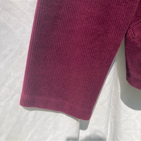 Lands End wine red zipper jacket, size medium - Picture 8 of 9